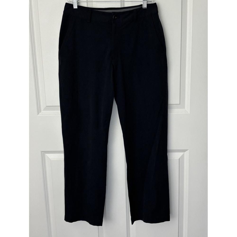 Under Armour Golf Pants Mens 30x30 Black Stretch Performance 0677